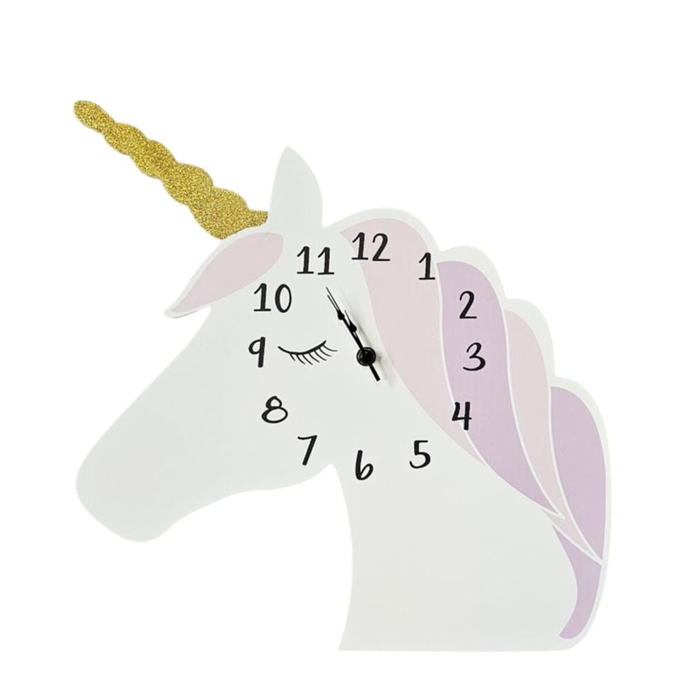 TREND LAB Unicorn Dimensional  Dreams Wall Clock NWT